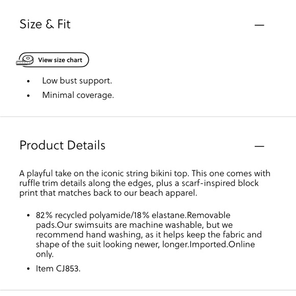 J.Crew Ruffle Trim String Bikini Top - Picture 4 of 4